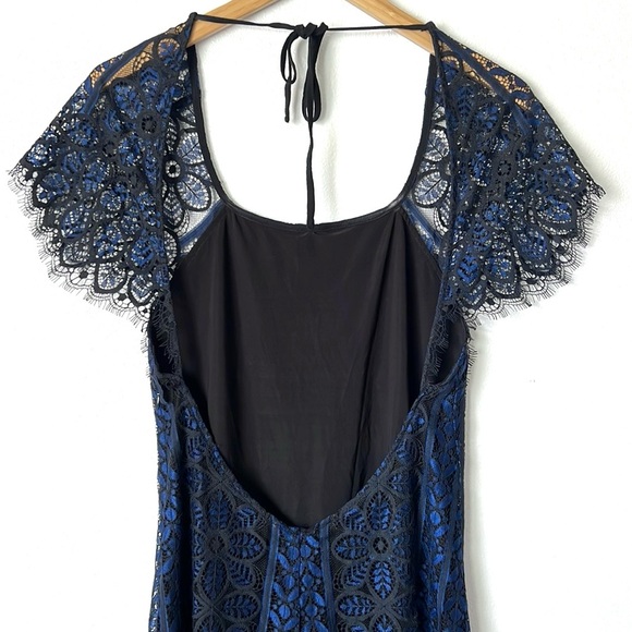 For Love & Lemons Lyla Lace Open Back Dress NWT - Picture 9 of 10